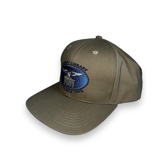 Air Force One Adjustable Baseball Hat Cap Embroidered Logo Ronald Reagan Library - Picture 12 of 12